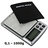 Los mejores  - BÁSCULA DIGITAL DE PRECISIÓN 0-1g -&gt- 1000g 1Kg JOYERÍA BALANZA DE BOLSILLO ELECTRONICA SCALE 1000 g PANTALLA LCD…